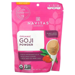 Navitas Organics, Organic, порошок ягод годжи, 8 унц. (227 г)