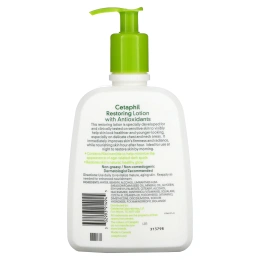 Cetaphil, Восстанавливающий лосьон с антиоксидантами, средний, без отдушек, 473 мл (16 жидк. Унций)
