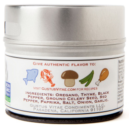 Gustus Vitae, Gourmet Seasoning, Taste of Cajun, 1.6 oz (45 g)