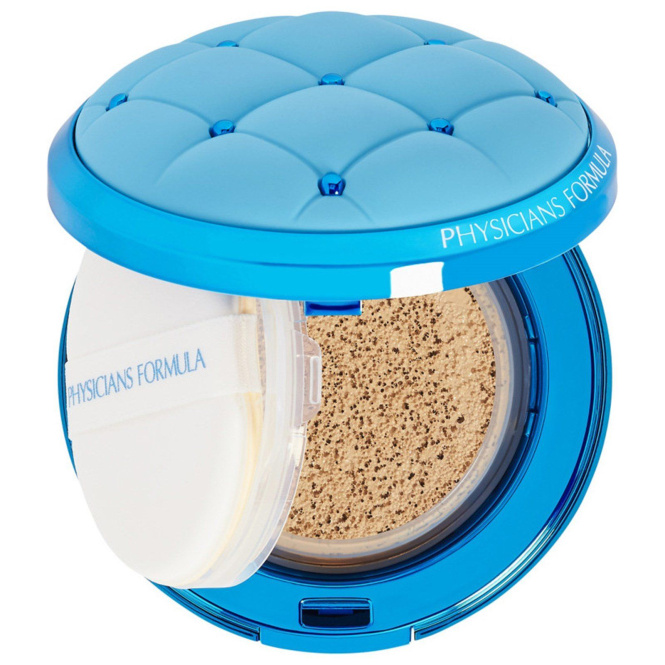 Physicians Formula, Минеральный продукт, основа с подушечкой, широкий спектр SPF 50, натуральный, 0,47 ж. унц. (14 мл)