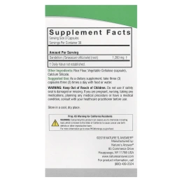 Nature's Answer, Одуванчик, 1260 мг, 90 растительных капсул