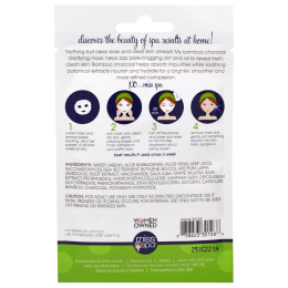 Miss Spa, Очищающая Маска для Лица из Древесного Угля, 1 Маска