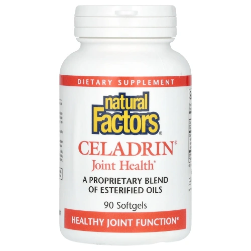 Natural Factors, Целадрин, Здоровье суставов, 90 желатиновых капсул