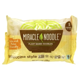 Miracle Noodle, Паста ширатаки конджак, Фетуччини, 7 унц. (200 г)