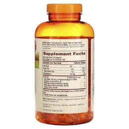 Sundown Naturals, Рыбий жир, 1200 мг, 300 мягкие капсул