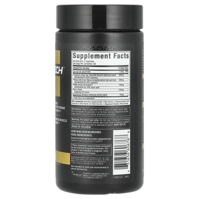 MuscleTech, Alpha Test, 120 капсул