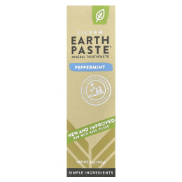 Redmond Trading Company, Паста Earthpaste, Удивительная натуральная зубная паста со вкусом перечной мяты, 4 унции (113 г)