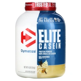 Dymatize Nutrition, Elite Casein, однородная ваниль, 1,8 кг