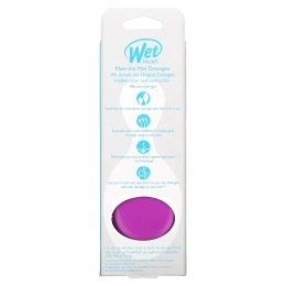 Wet Brush, Мини-расческа для облегчения расчесывания, фиолетовая, 1 расческа