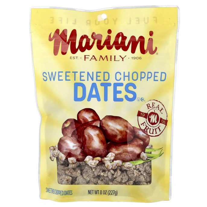 Mariani, подслащенные рубленые финики, 227 г (8 унций)