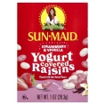 Sun-Maid, Йогуртовый изюм, клубника и ваниль, 6 коробок по 28,3 г (1 унция)