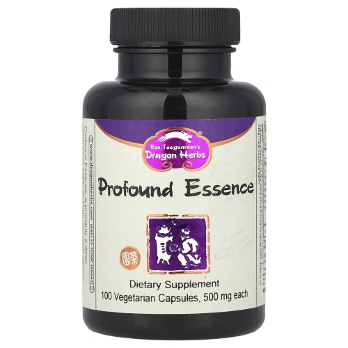 Dragon Herbs, Энергетический тоник Profound Essence, 500 мг, 100 капсул