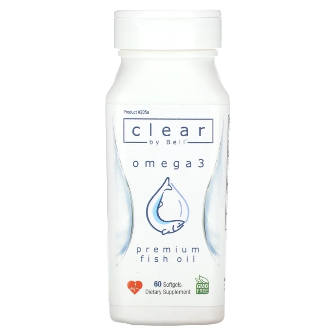 Bell Lifestyle, Clear by Bell, омега-3, 60 капсул