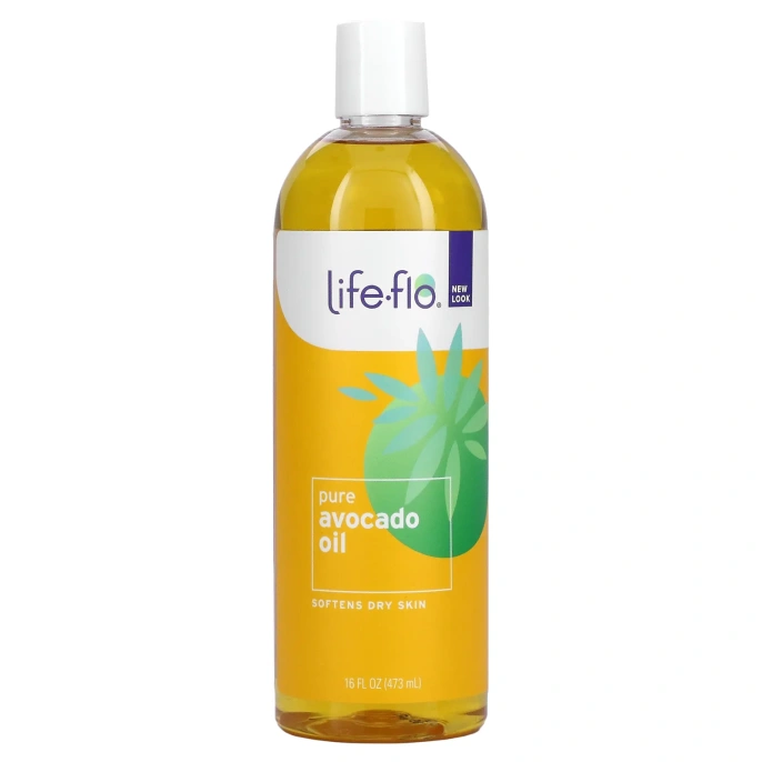 Life-flo, Чистое масло авокадо для ухода за кожей, 473 мл