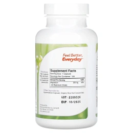 Zahler, Магний, биоактивный цитрат магния, 200 мг, 120 капсул