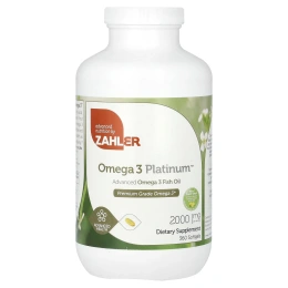 Zahler, Omega 3 Platinum, продвинутый рыбий жир с Омега 3, 3000 мг, 360 мягких таблеток