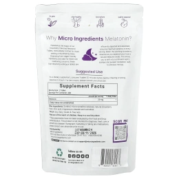 Micro Ingredients, Мелатонин, клубника, 20 мг, 400 таблеток