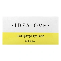 Idealove, Гидрогелевые патчи для глаз с золотом, 60 патчей
