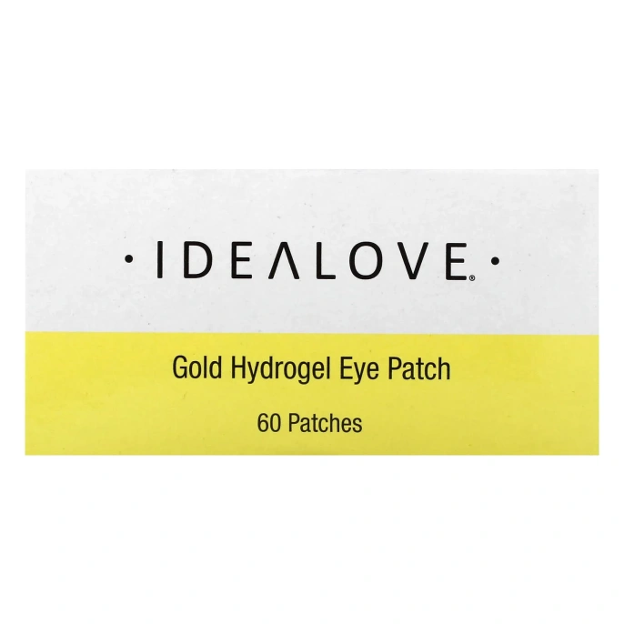 Idealove, Гидрогелевые патчи для глаз с золотом, 60 патчей