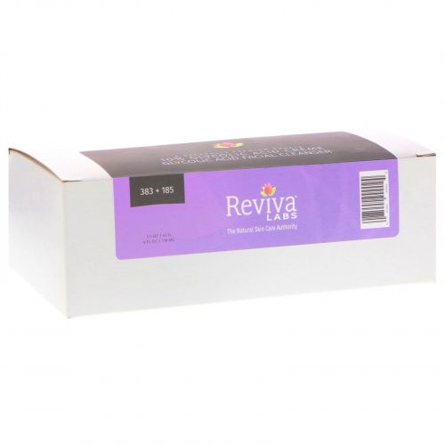 Reviva Labs, Крем с 10% гликолевой кислоты и очищающее средство для лица, комплект из 2 шт.