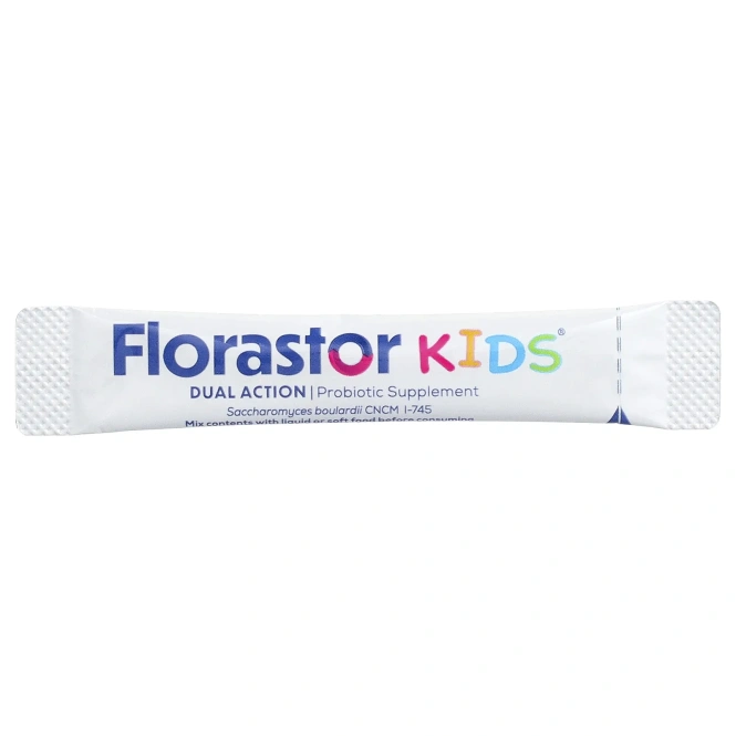 Florastor, Kids® Probiotic Supplement Powder, 30 Sticks
