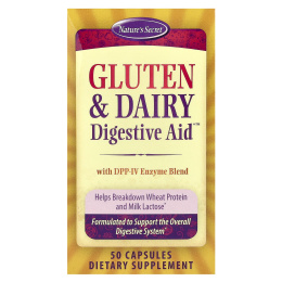Nature's Secret, Gluten & Dairy Digestive Aid ™, 50 капсул