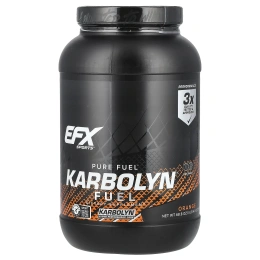 EFX Sports, Добавка для физической активности Karbolyn Fuel, апельсин, 1950 г