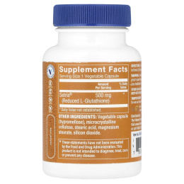 The Vitamin Shoppe, Восстановленный глутатион, 500 мг, 60 растительных капсул