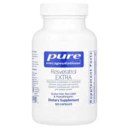 Pure Encapsulations, Ресвератрол экстра, 120 капсул