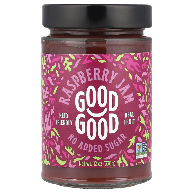 GOOD GOOD, Raspberry Jam, 12 oz (330 g)