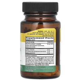 Country Life, Country Life, не содержит глютена, коферментный активный витамин B6 в капсулах, P-5-P/PAK, 30 вегетарианских капсул