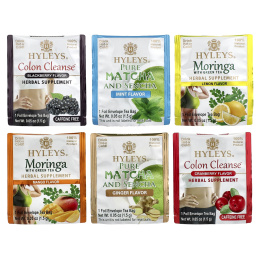 Hyleys Tea, набор для очищения на 14 дней, 42 чайных пакетика в фольгированных конвертах, 63 г (2,22 унции)