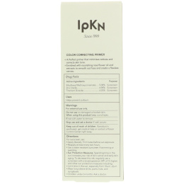 IPKN, Color Correcting Primer SPF 15, Green, 1.35 fl oz (40 ml)