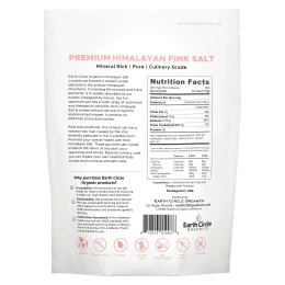 Earth Circle Organics, Кристаллы гималайской соли, 1 фунт (454 г)