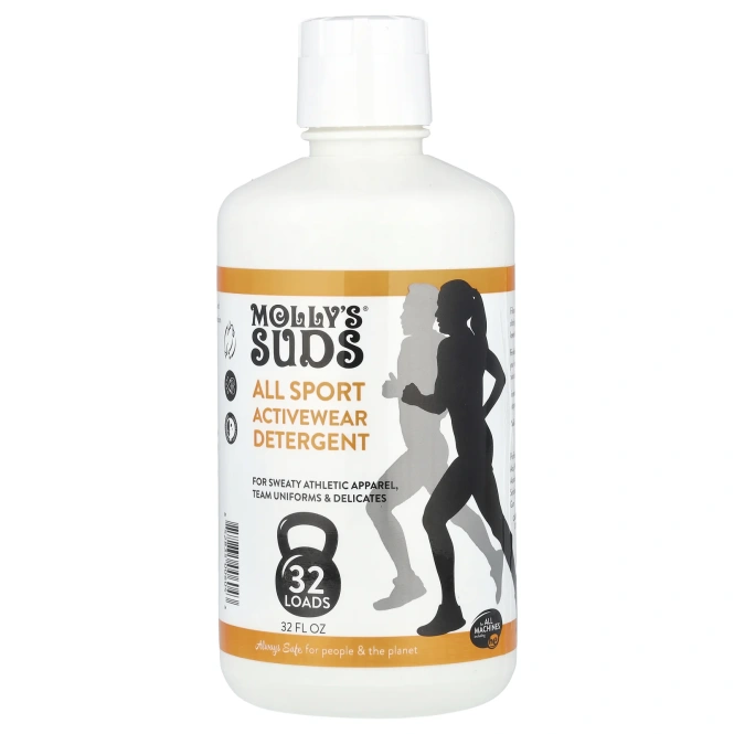 Molly's Suds, Все для Спорта, Стиральный Порошок, 32 жидких унции (964.35 мл)
