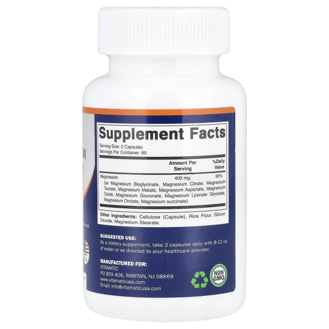 Vitamatic, комплекс магния, 120 капсул