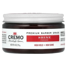 Cremo, Помада для укладки волос премиального качества, для блеска, 113 г (4 унции)
