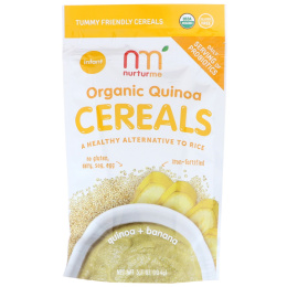 NurturMe, Organic Quinoa Cereal, Quinoa + Banana, Infant, 3.7 oz (104 g)