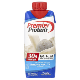 Premier Protein, высокопротеиновый коктейль, ванильный вкус, 4 шт. по 325 мл (11 жидк. унций)