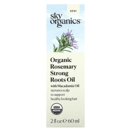 Sky Organics, Органическое масло крепких корней розмарина с маслом макадамии, 60 мл (2 жидк. унц.)