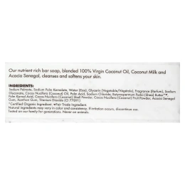 SheaMoisture, мыло из 100% кокосового масла первого отжима и масла ши, 230 г (8 унций)