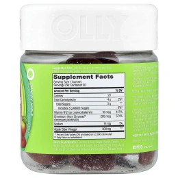 OLLY, жевательные таблетки для метаболизма, со вкусом яблока, 30 жевательных таблеток