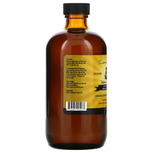 Sunny Isle, 100% натуральное ямайское черное касторовое масло, 240 мл (8 жидк. унций)