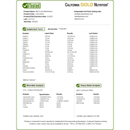 California Gold Nutrition, Beauty, мужские мультивитамины для волос, 120 растительных капсул