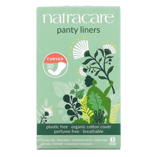 Natracare, Природные ежедневные прокладки, 30 гибких ежедневных прокладок