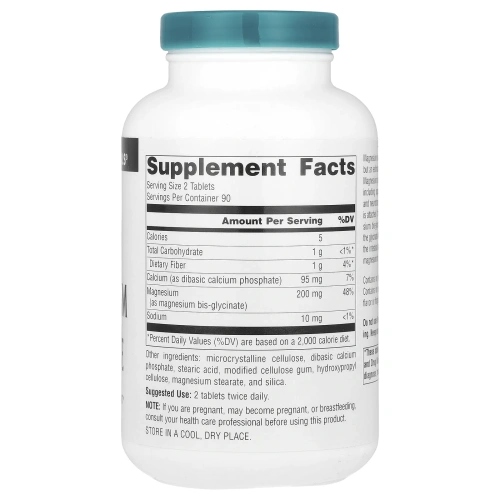 Source Naturals, Глицинат магния, 180 таблеток