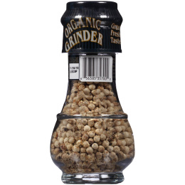 Drogheria & Alimentari, Organic White Peppercorns Mill, 1.58 oz (45 g)