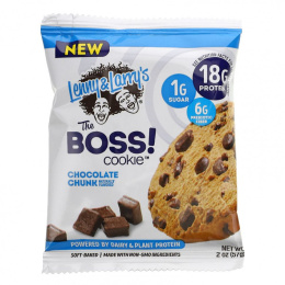 Lenny & Larry's, The BOSS Cookie, шоколадные крошки, 12 штук, 57 г (2 унции)