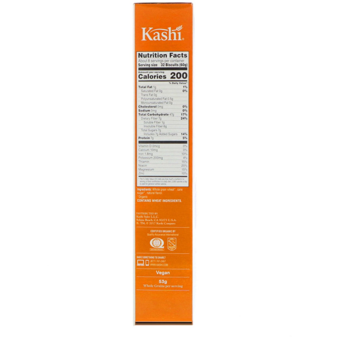 Kashi, Organic Autumn Wheat Cereal, 16.3 oz (462 g)