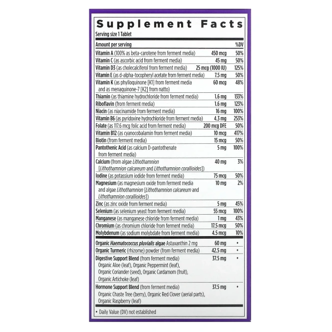 New Chapter, мультивитамины для женщин от 55 лет, один раз в день, 72 вегетарианские таблетки